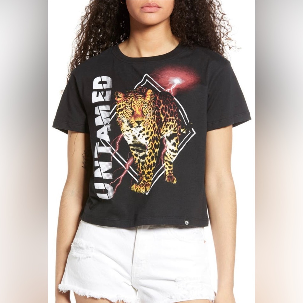 Untamed Cheetah Crop Top Circle X